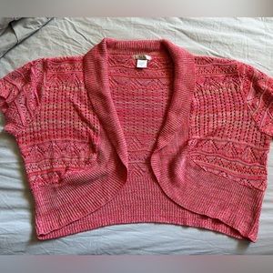 Pink shrug